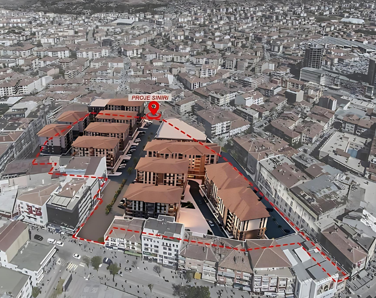 Aksaray İli Merkez İlçesi, Kentsel Dönüşüm Projesi - 270 Konut, 178 Dükkan ve 126 Ofis İnşaatı ile Altyapı ve Çevre Düzenleme İşi
